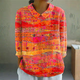 Alena - Vibrant Mosaic Blouse