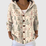 Louise | Comfortable Knitted Hooded Cardigan