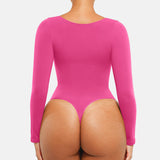 Seamless Supportive Long Sleeve Tummy Control Bodysuit