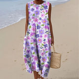 Lavender - Summer Floral Dress
