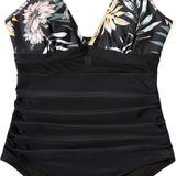 Maclair & Co. - Women Sexy Mesh Tummy Control Swimsuit Push Up High Waisted Bathing Suit