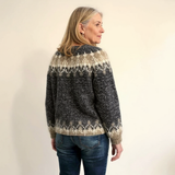 Noelle - Chunky Vintage Sweater with Cream Yoke