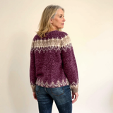 Noelle - Chunky Vintage Sweater with Cream Yoke
