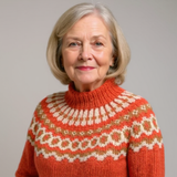 Sybil - Vintage Sweater with Nordic Yoke, Four Colours