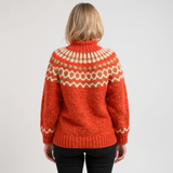 Sybil - Vintage Sweater with Nordic Yoke, Four Colours