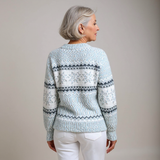 Josephine - Vintage Sweater with Snowflake Band, Four Colours