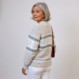 Josephine - Vintage Sweater with Snowflake Band, Four Colours
