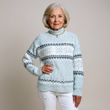 Josephine - Vintage Sweater with Snowflake Band, Four Colours