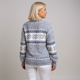 Josephine - Vintage Sweater with Snowflake Band, Four Colours