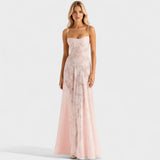 Verona - Maxi dress in floral lace