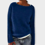 Clarice - Plain Vintage Sweater in Eight Colours