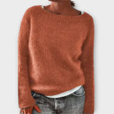 Clarice - Plain Vintage Sweater in Eight Colours