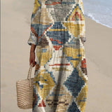 Kate - Bohemian-Inspired Dress with Ethnic Prints