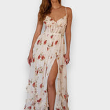 Sonia - Floral Pattern Midi Dress