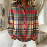 Octavia - Multicoloured Tartan Cardigan