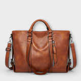 Olivia - Women  Large Leather Bag