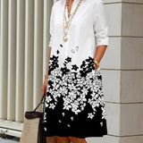 Ruby | Flower Midi Dress