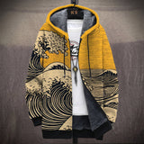 Leona - Ocean Wave Print Jacket