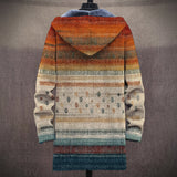 Nina - Multicoloured Southwestern Stripe Print Jacket