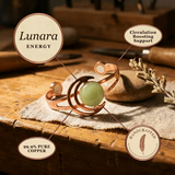 Lunara Green Copper Bracelet