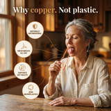 Pure Copper Tongue Scraper
