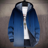 Blythe - Navy Ombre Gradient Print Jacket