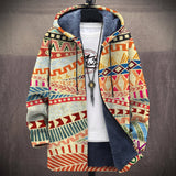 Melanie - Multicoloured Aztec Geometric Print Jacket